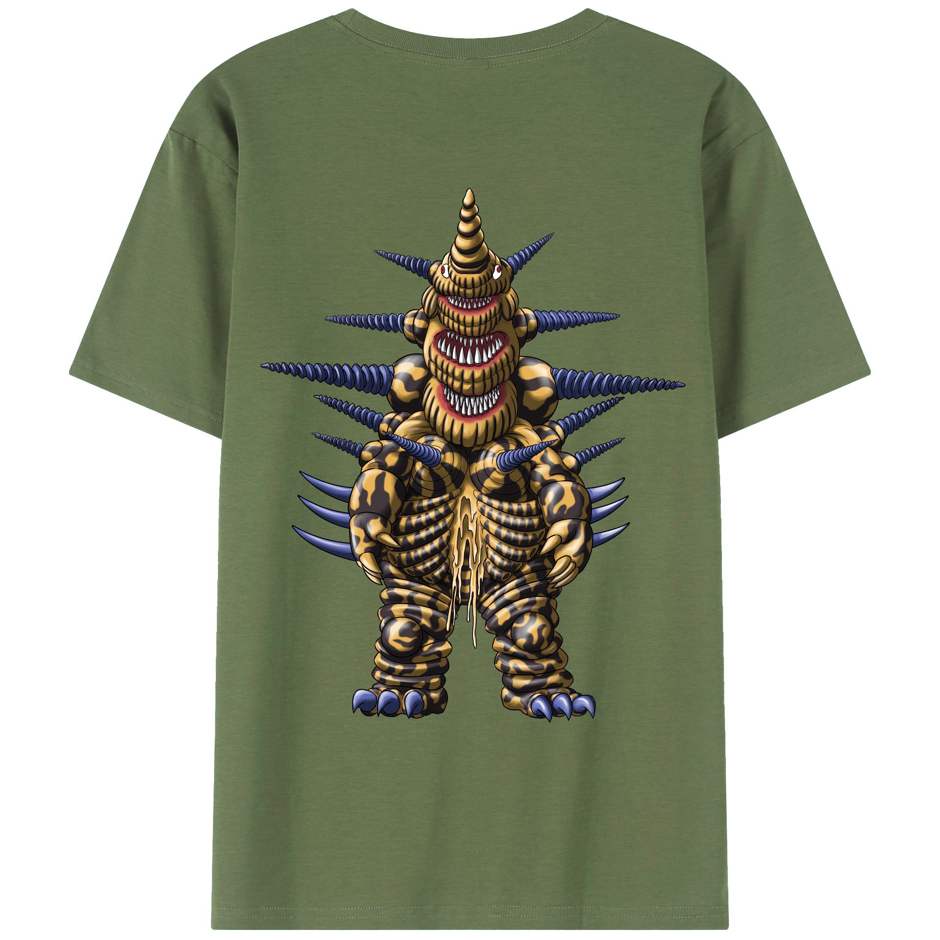 （画像用） ウルトラマン Ultraman 綿100％ メンズ半袖Tシャツ（バックプリント） 通気性